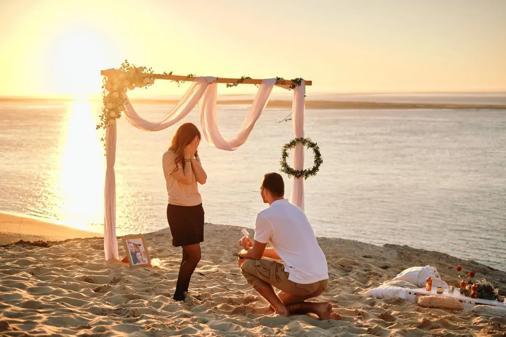 Alexis & Angélique : Une demande en mariage extraordinaire sur le bassin d'arcachon - Les Mariages de Mademoiselle L - Sandra Lexow