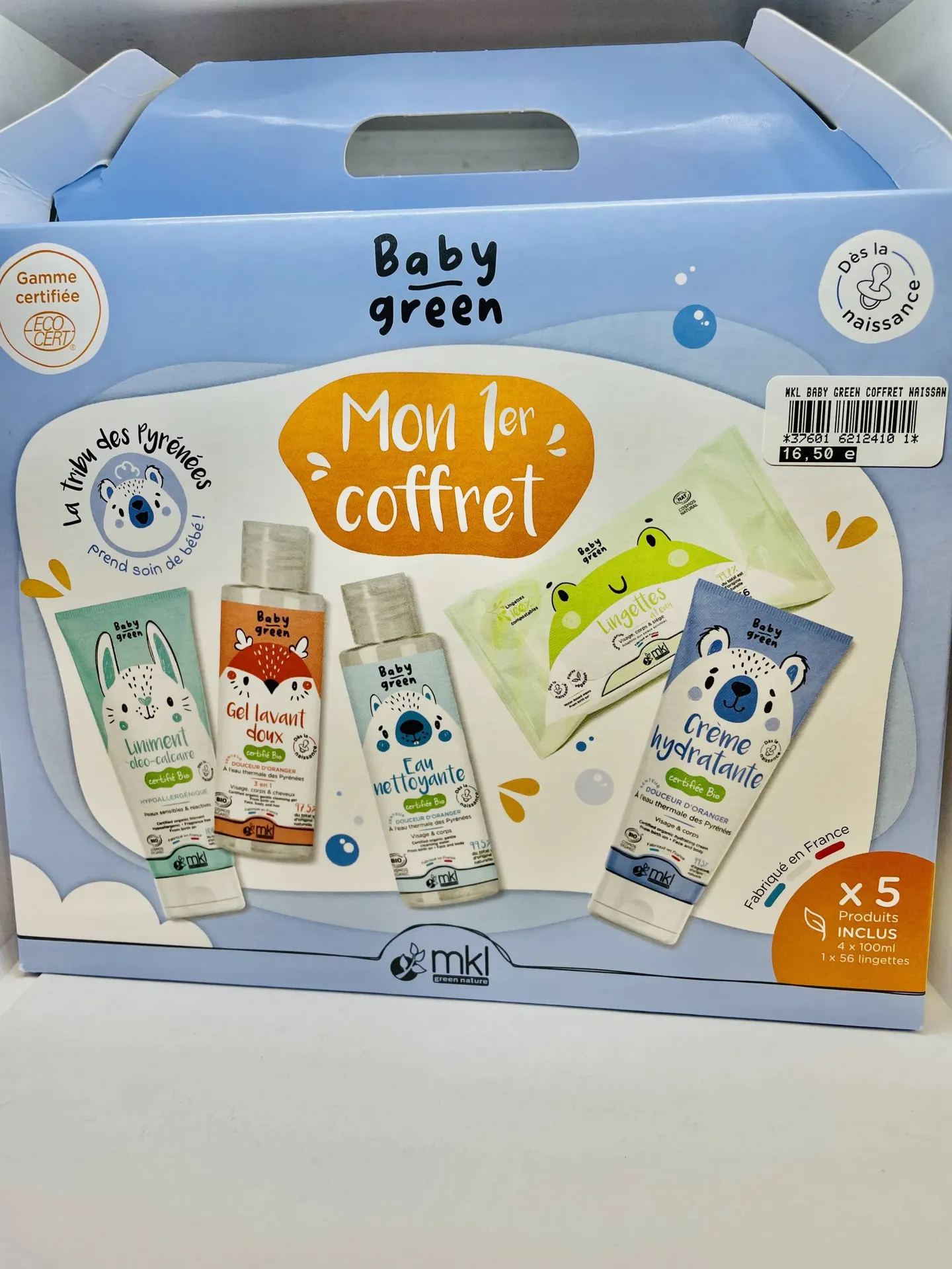 Coffret baby green routine en pharmacie