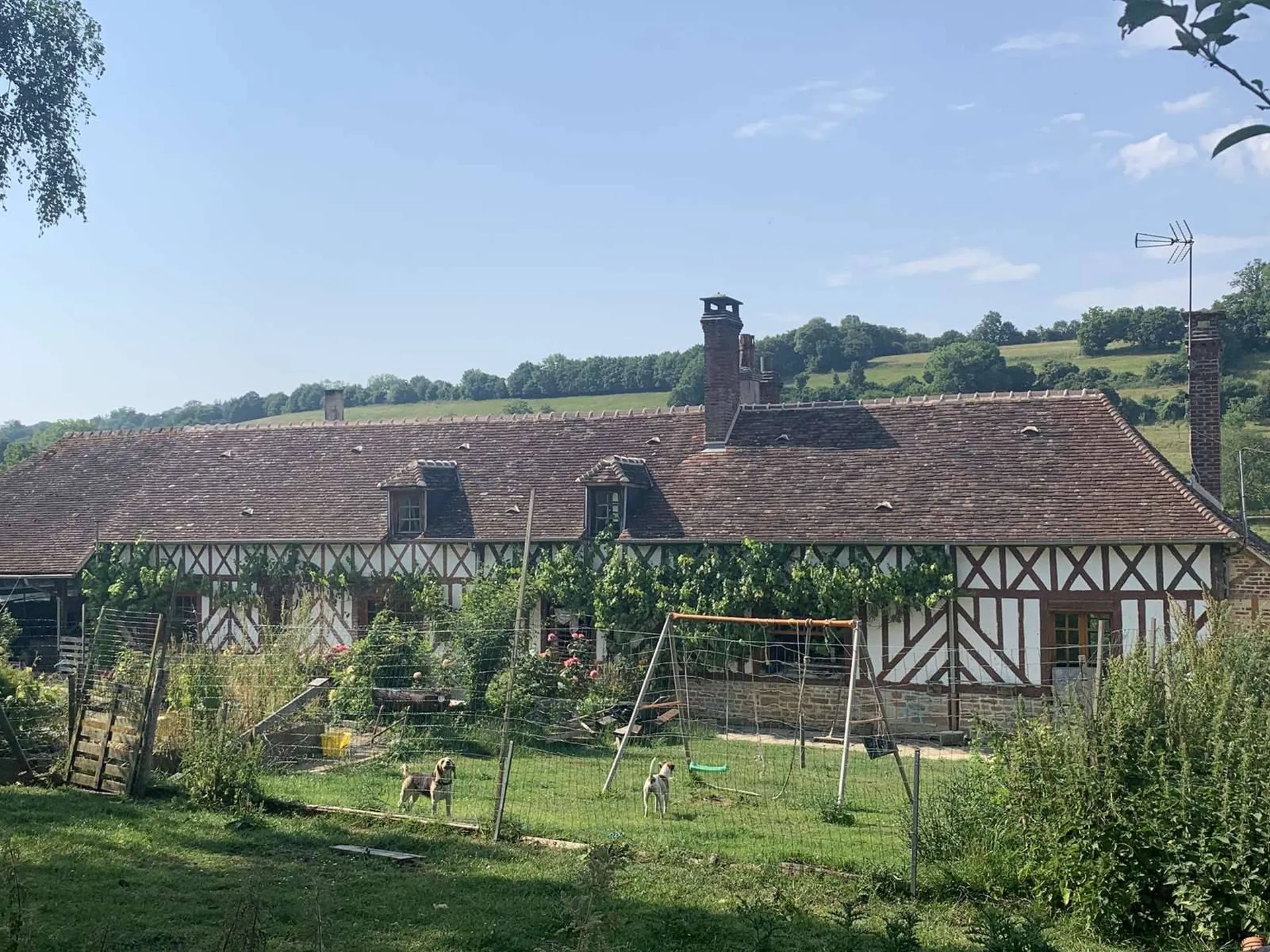 Située dans le Sud du PAYS D'AUGE,  département de l'ORNE 61 et à proximité de la ville de VIMOUTIERS 61120, l'Agence Terres et Demeures de Normandie de LISIEUX (14100) - 41 avenue Victor HUGO,  vous propose à la vente cette exploitation agricole d'e