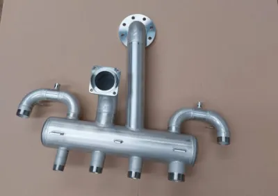 tuyauterie, collecteur décapé + passivé