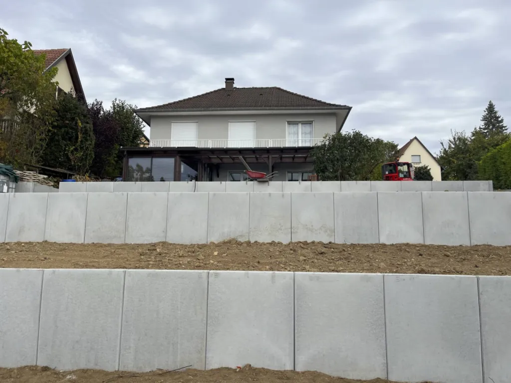 Aménagement extérieur de l’arrière d’une maison à Wasselonne