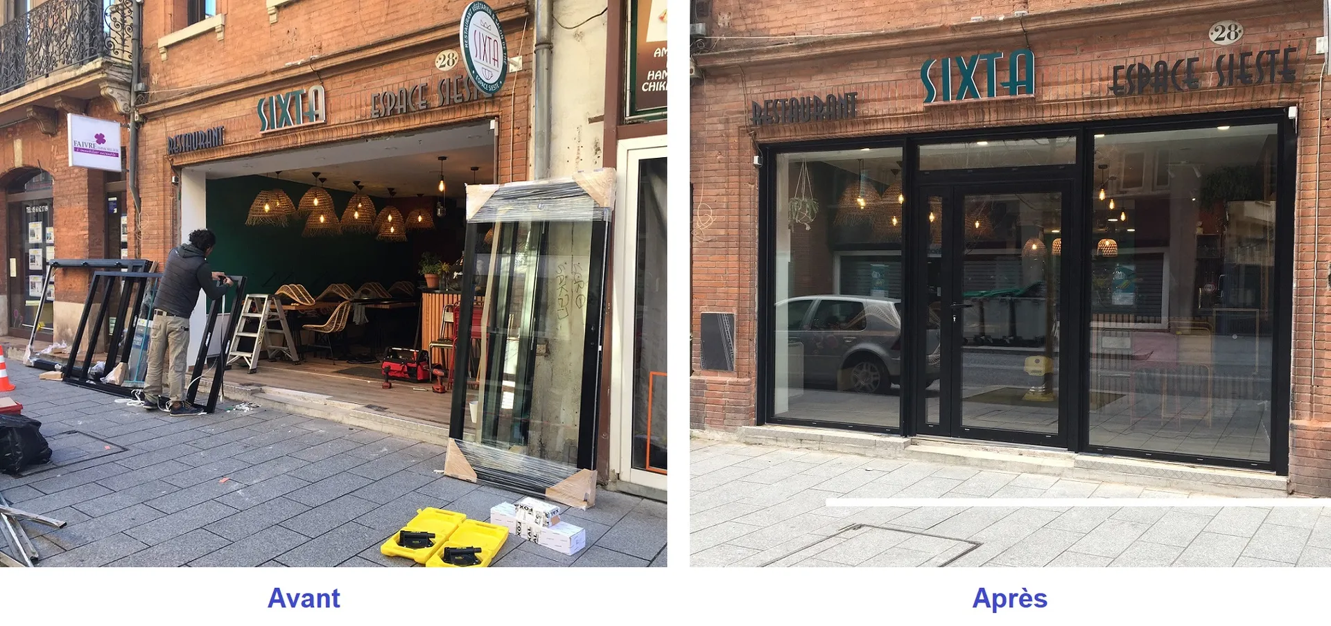 Vitrine, vitrier à Toulouse