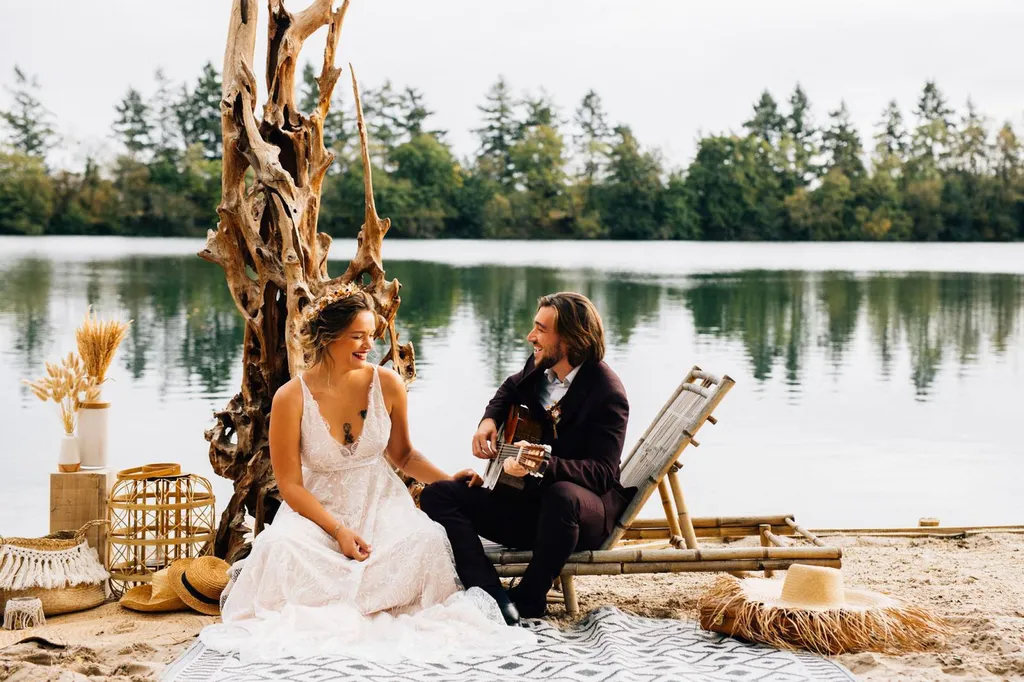 Les Mariages de Mademoiselle L mariage gypsy folk à Bordeaux en Gironde - Adeline Este