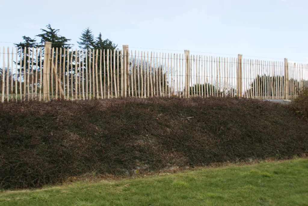 Installation de clôture en echalas à Deauville 14