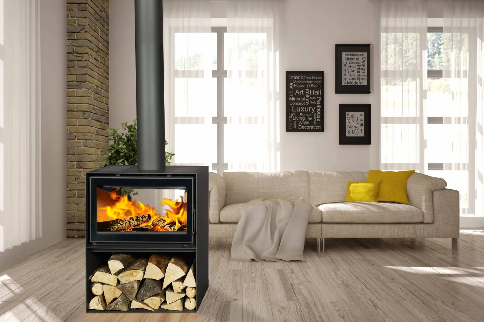 Installateur artisan conseil RGE de poêle à bois et granulés  Scandinave en Gironde-Chaleur Nordique