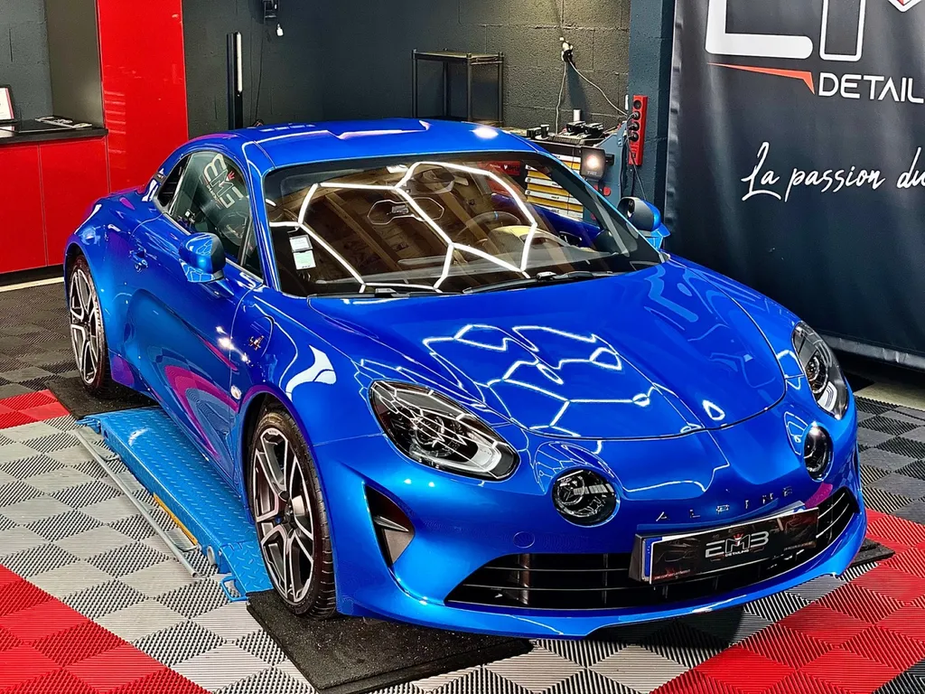 Protection carrosserie traitement céramique Renault Alpine 