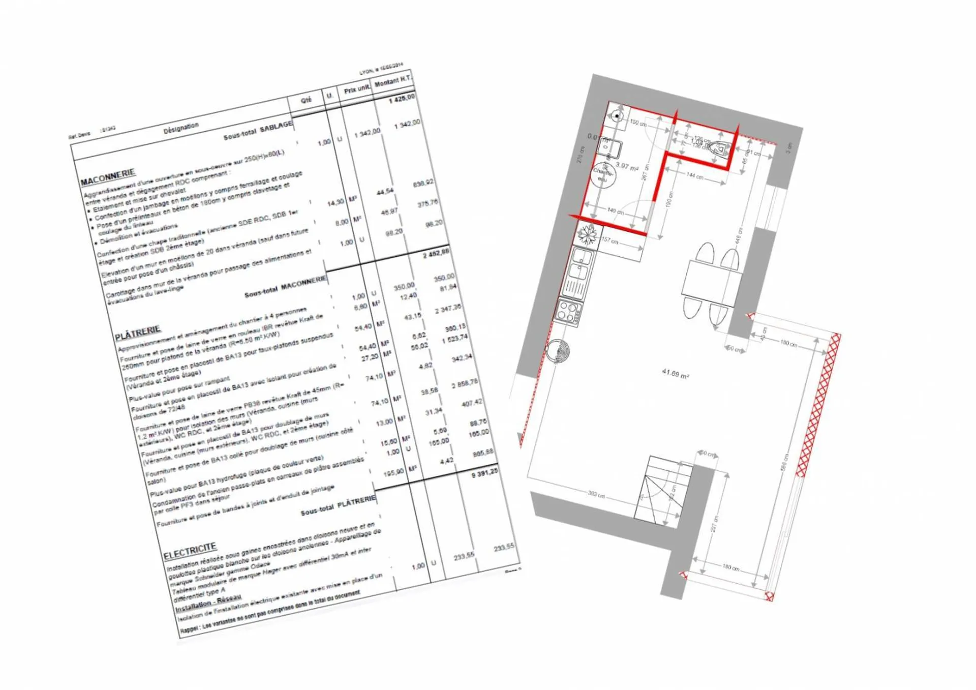 Devis clé en main pour une rénovation intérieure réussie à Villeurbanne (69)