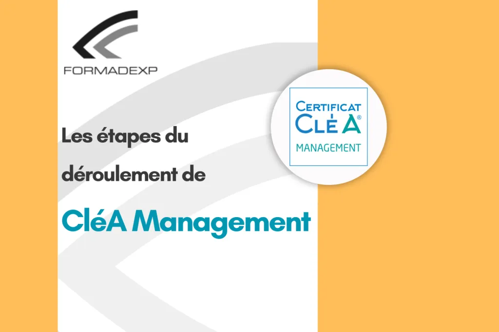 Les étapes du déroulement de CléA Management