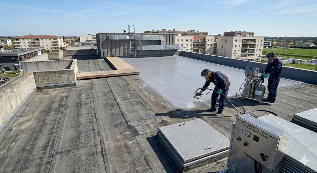 Polyurée haute performance  pour protéger efficacement les bâtiments, terrasses et surfaces contre infiltrations d’eau
