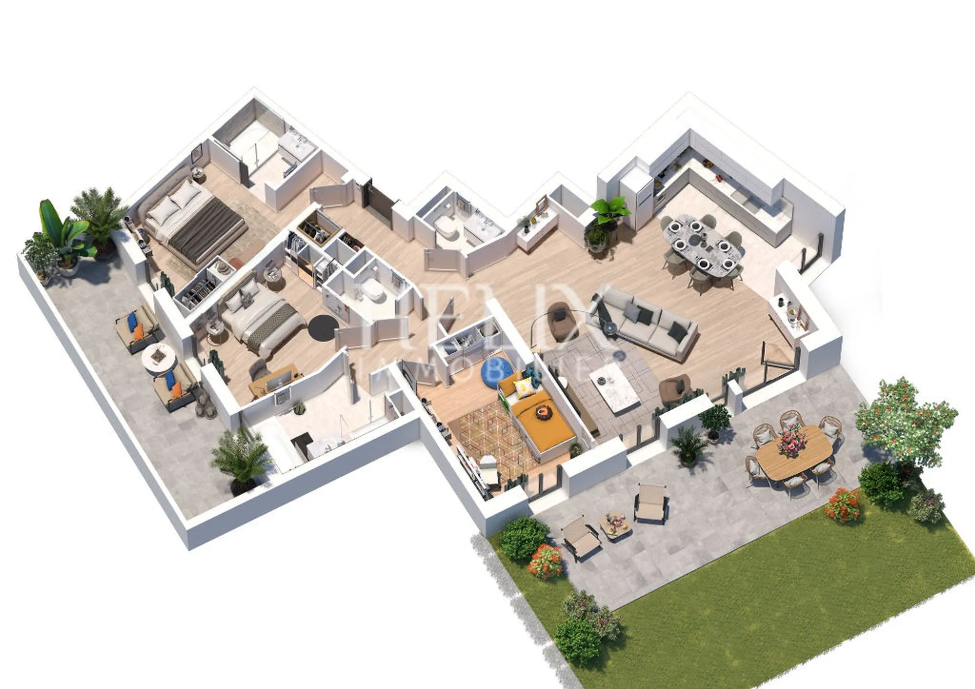 Maisons Laffitte - Appartement 5 pièces 99.82 M² avec jardin