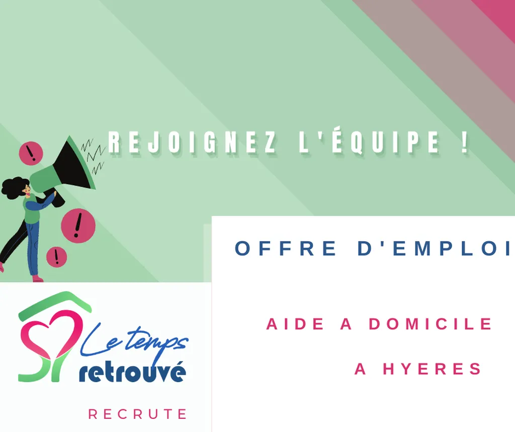 Offre emploi aide à domicile chez des particuliers à Hyères