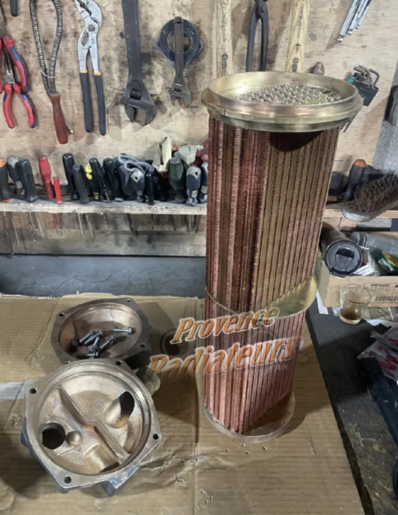 Aftercooler YANMAR révisé par le dernier pro à Marseille et PACA