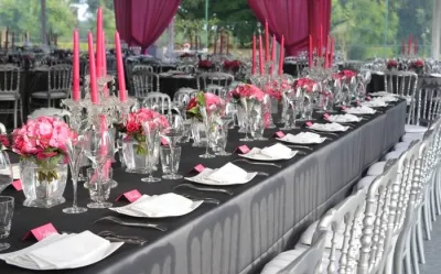 table de mariage, décoration de table