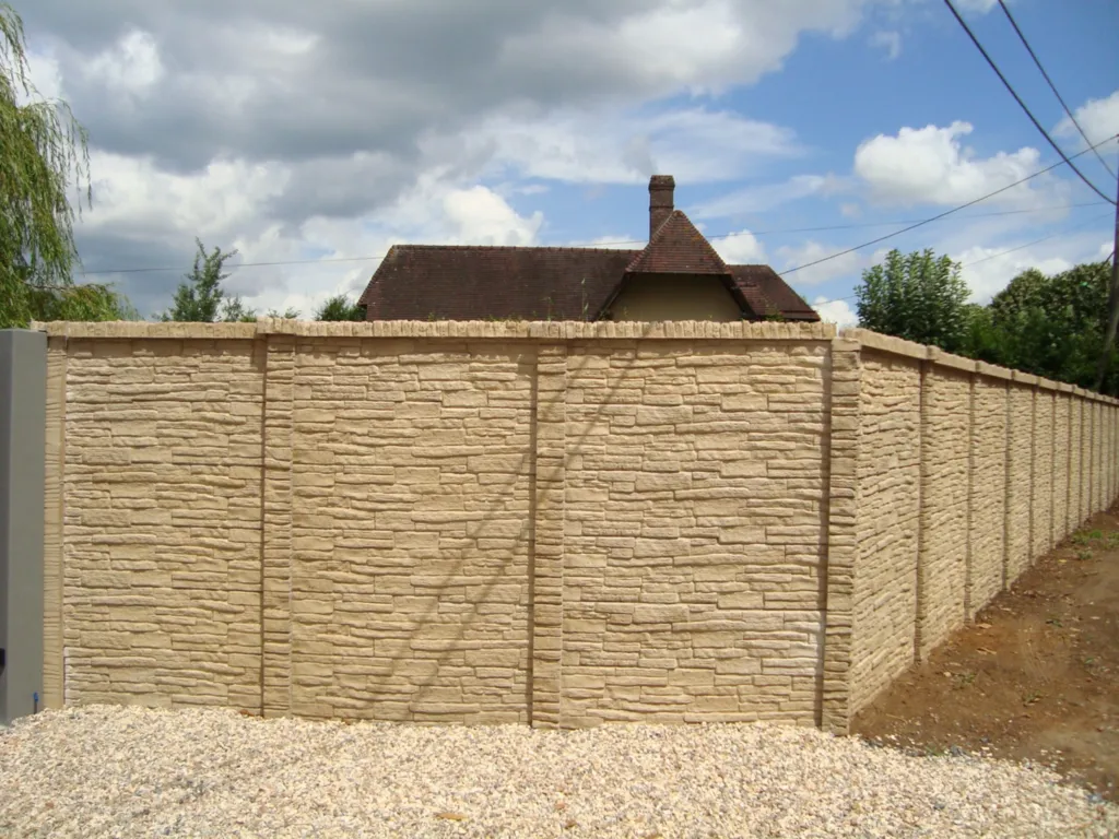 Mur en plaques décoratives à Brionne 27