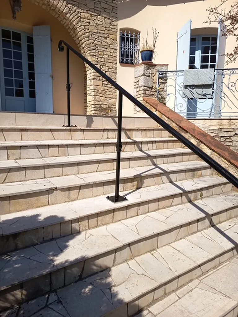 VENTE RAMPE FER FORGE SUR MESURE MAIN COURANTE CARRY SAUSSET 13