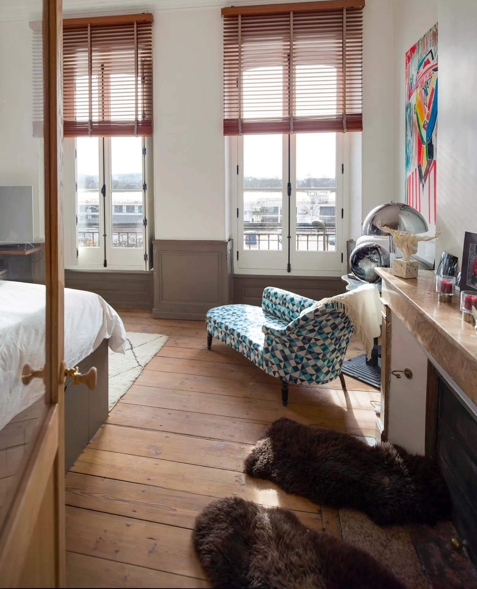 Rénovation totale d'un appartement en duplex à Bordeaux sur les quais des chartrons  face à la Garonne