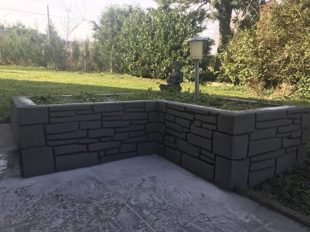 Jardinière EFFET PIERRE