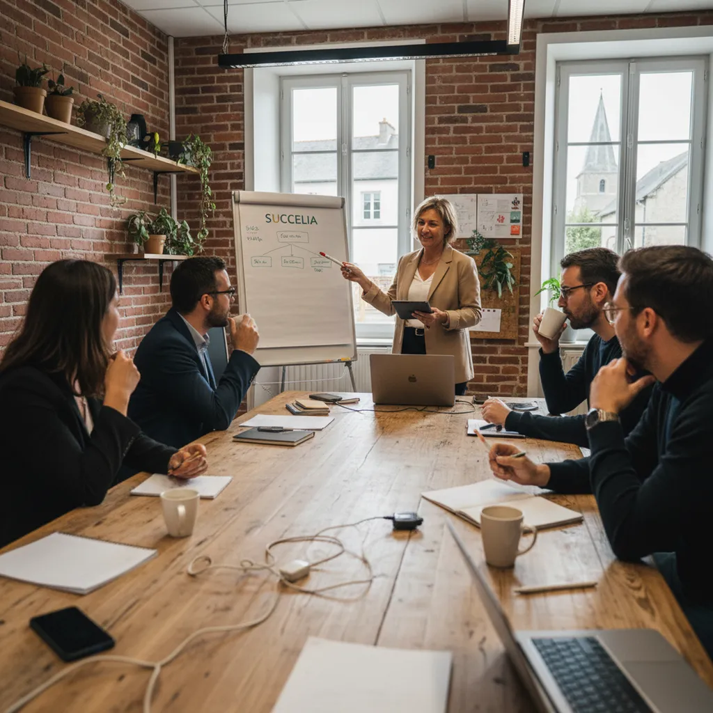 Coaching d’équipe pour commerciaux en agence web à Beauvoir-sur-Mer et ses alentours, près de Nantes (Loire-Atlantique) SUCCELIA