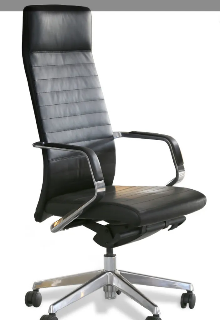 Fauteuil de Direction Cuir Noir Eurosit M Paul à Alès Gard