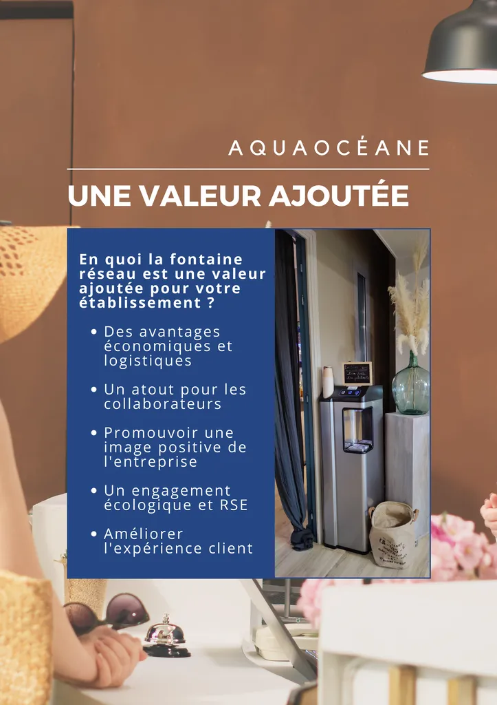 Fontaine à eau sur réseau : une valeur ajoutée