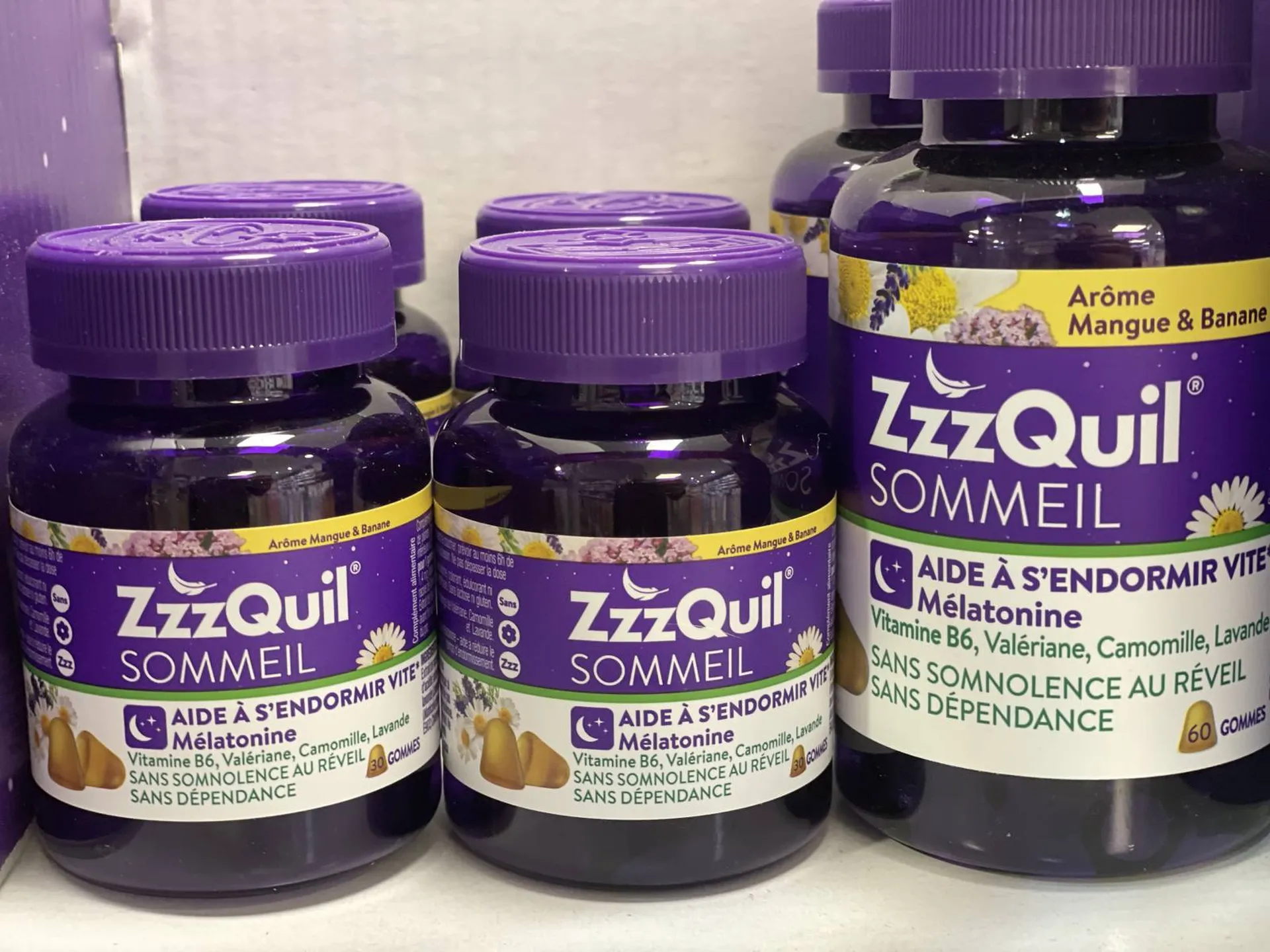zzz quil nouveau gout mangue banane en pharmacie marseille