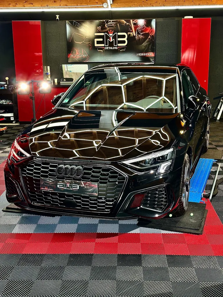 centre de DETAILING Lyon traitement céramique carosserie et jantes Audi A3