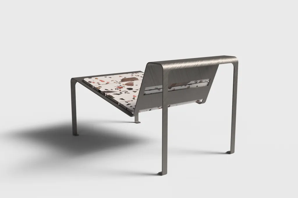 BASILE : chaise longue individuelle