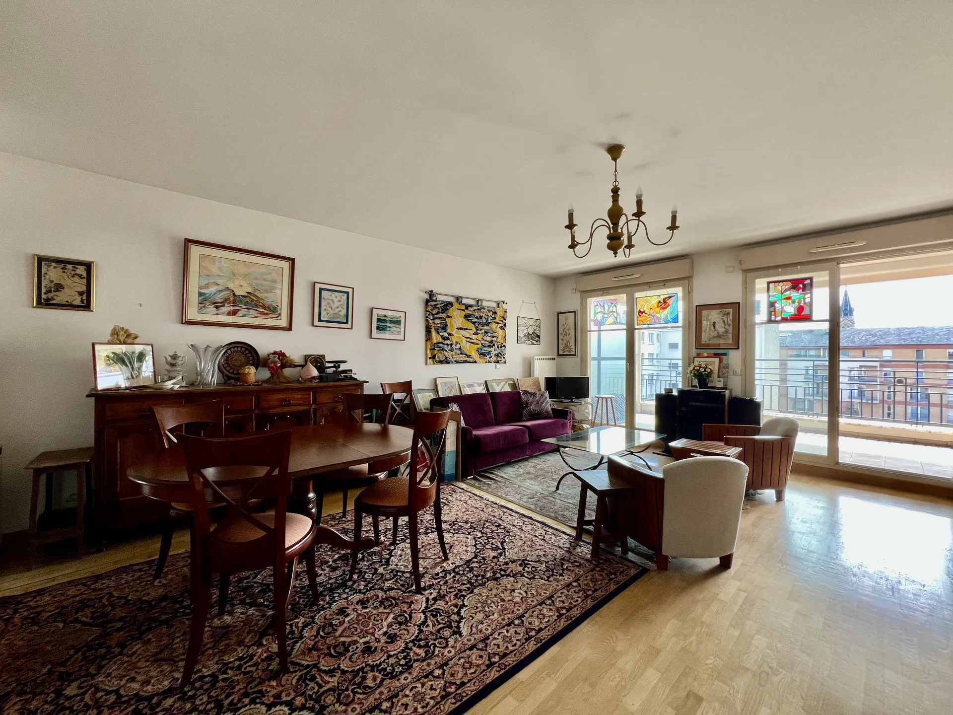 séjour appartement à vendre chez  HELIX IMMOBILIER LE VESINET
