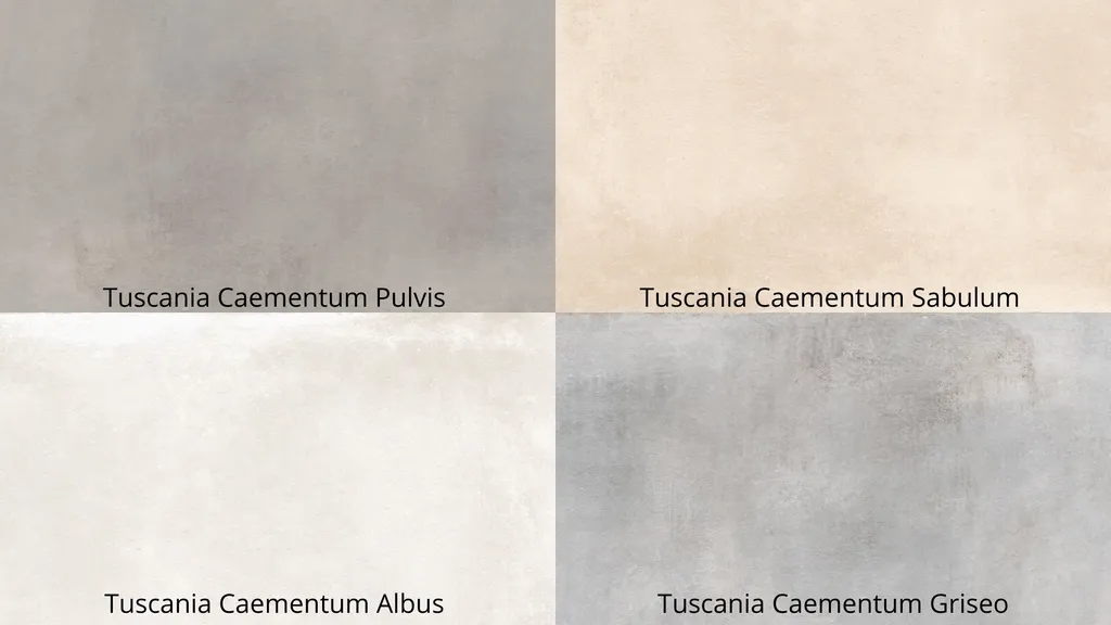 CARRELAGE EFFET BETON TUSCANIA CAEMENTUM