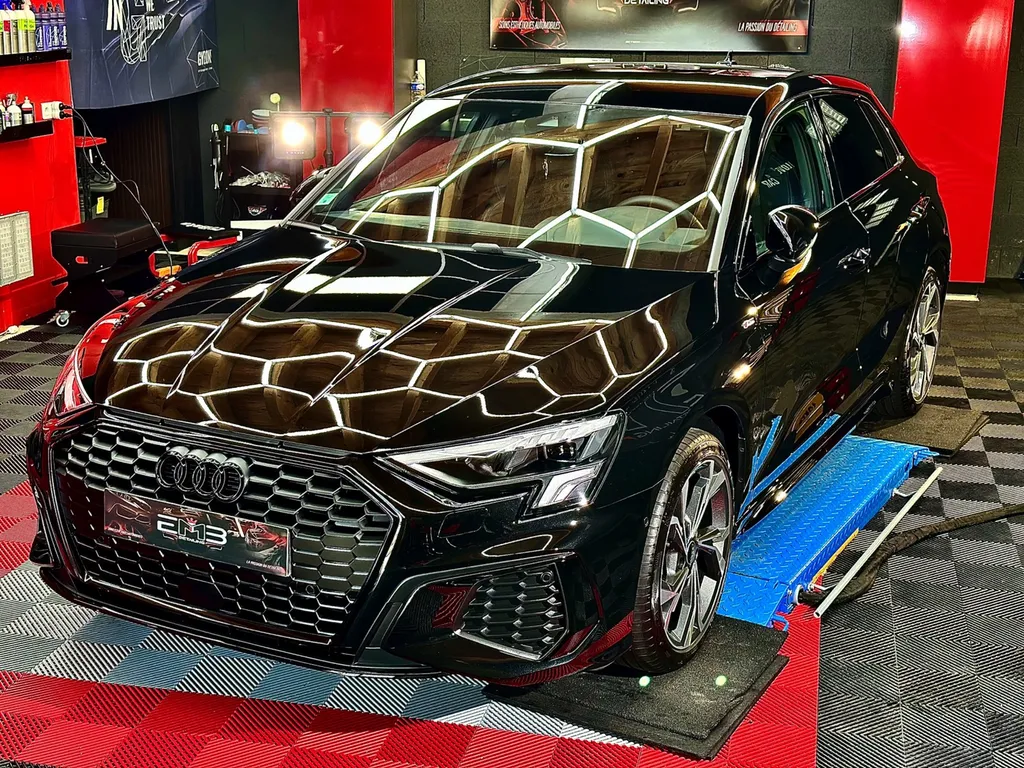 centre de DETAILING Lyon traitement céramique carosserie et jantes Audi A3