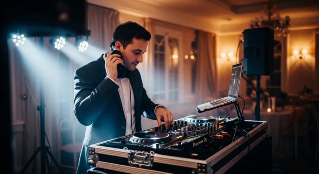 Sonorisation professionnelle avec DJ et micro sans fil pour mariage et soirée privée à Toulouse dès 980 € TTC formule Rubis