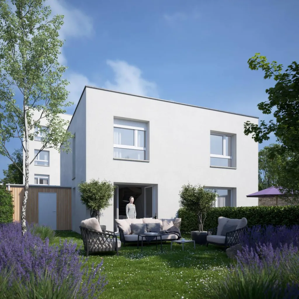 Maison 3 chambres avec jardin et garage 