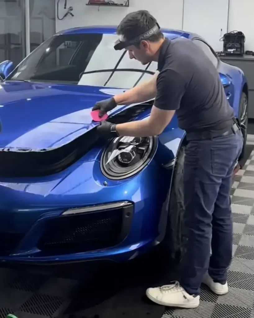 pose film ppf sur porsche 911