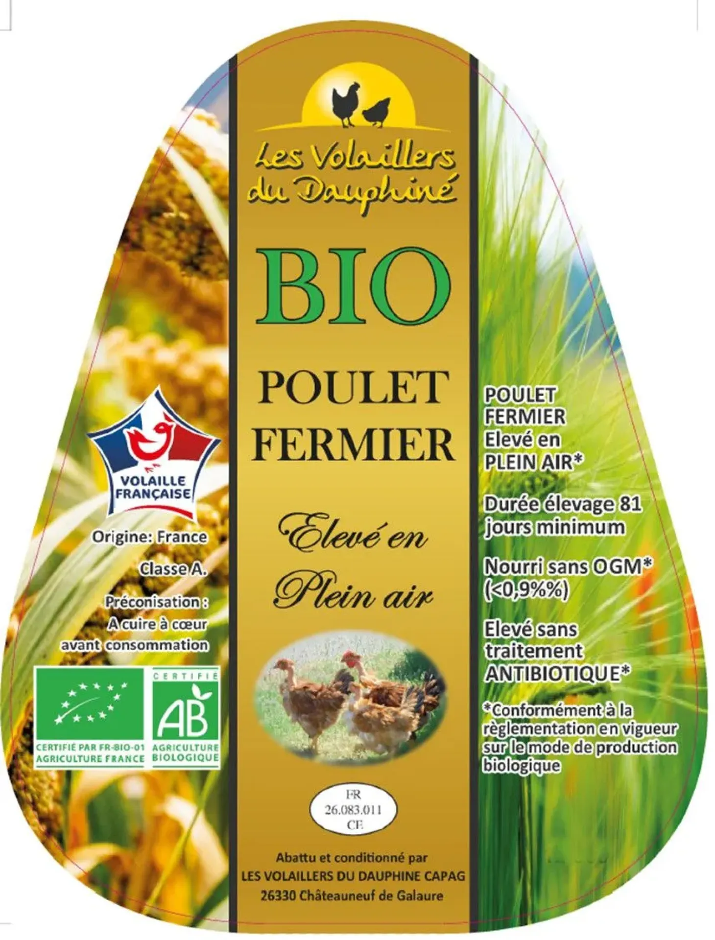 cuisse poulet bio
