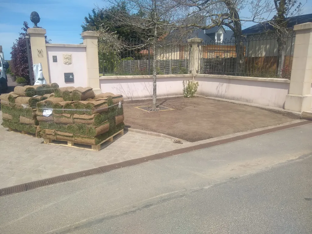 Pose de gazon de placage à Beaurepaire (76280)