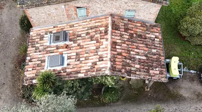 Rénovation de toiture en tuiles canal anciennes à Lavaur
