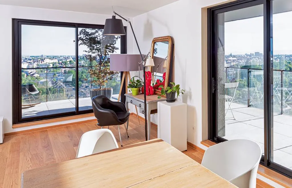 Devis pour la fourniture et l'installation de fenêtres et portes-fenêtres aluminium K-Line double vitrage à Caluire