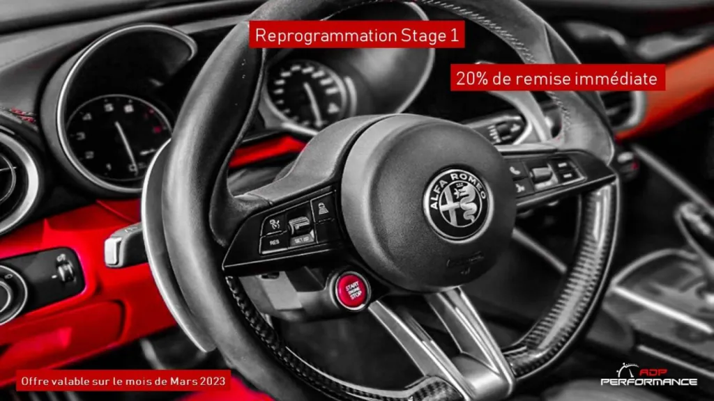 20% de remise immédiate sur toutes les reprogrammations Stage 1 !