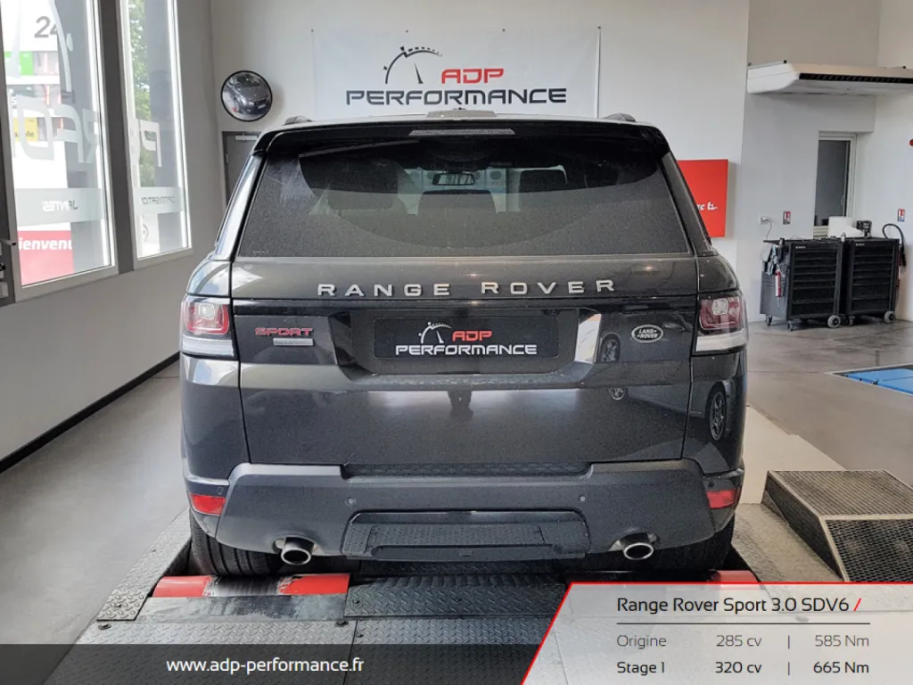 Reprogrammation moteur Nice - Range Rover Sport ADP Performance