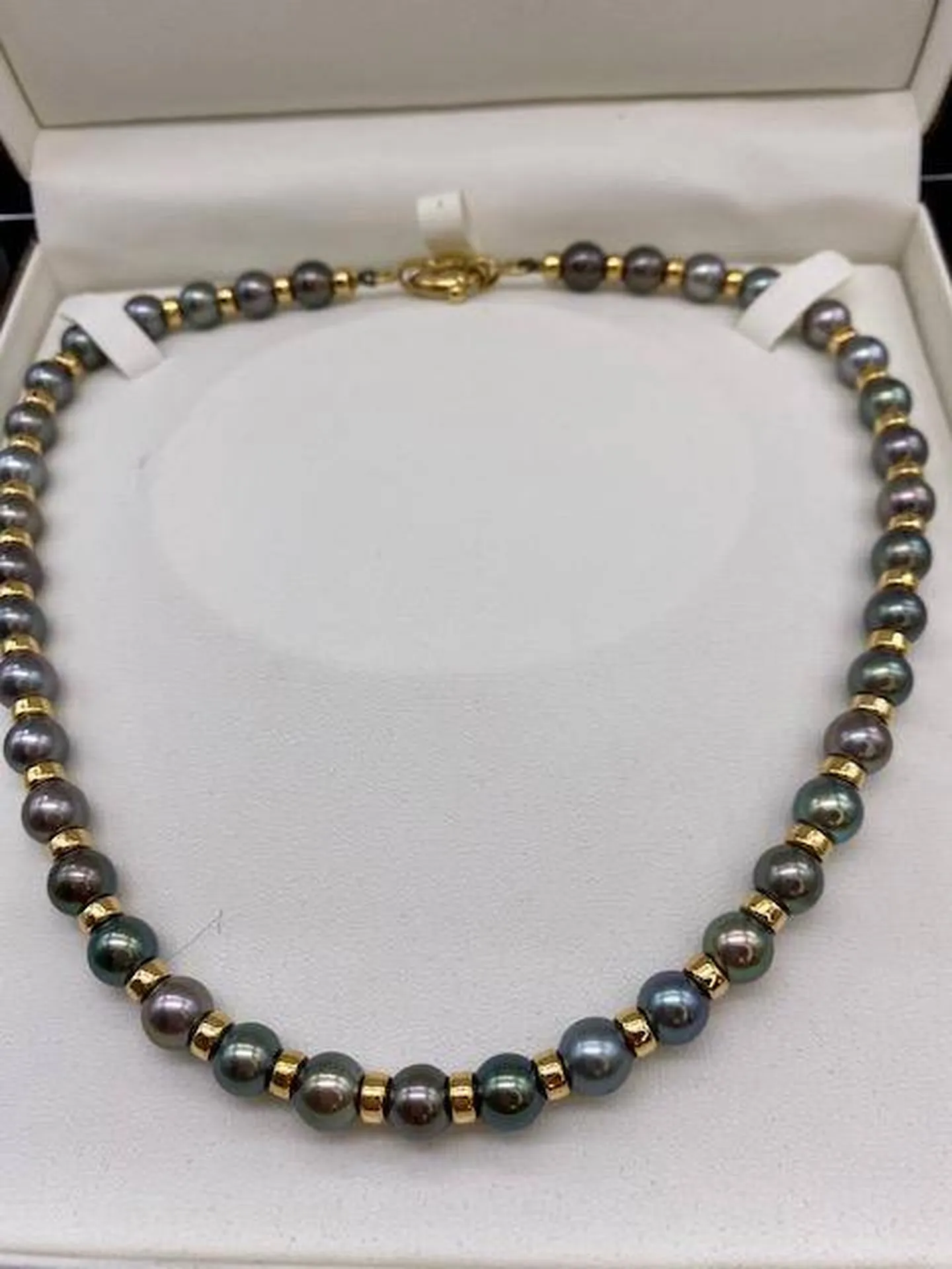 Collier de perles de Tahiti qualité AAA et or 750/1000ème occasion Or Ligne Bordeaux Bassin d'Arcachon