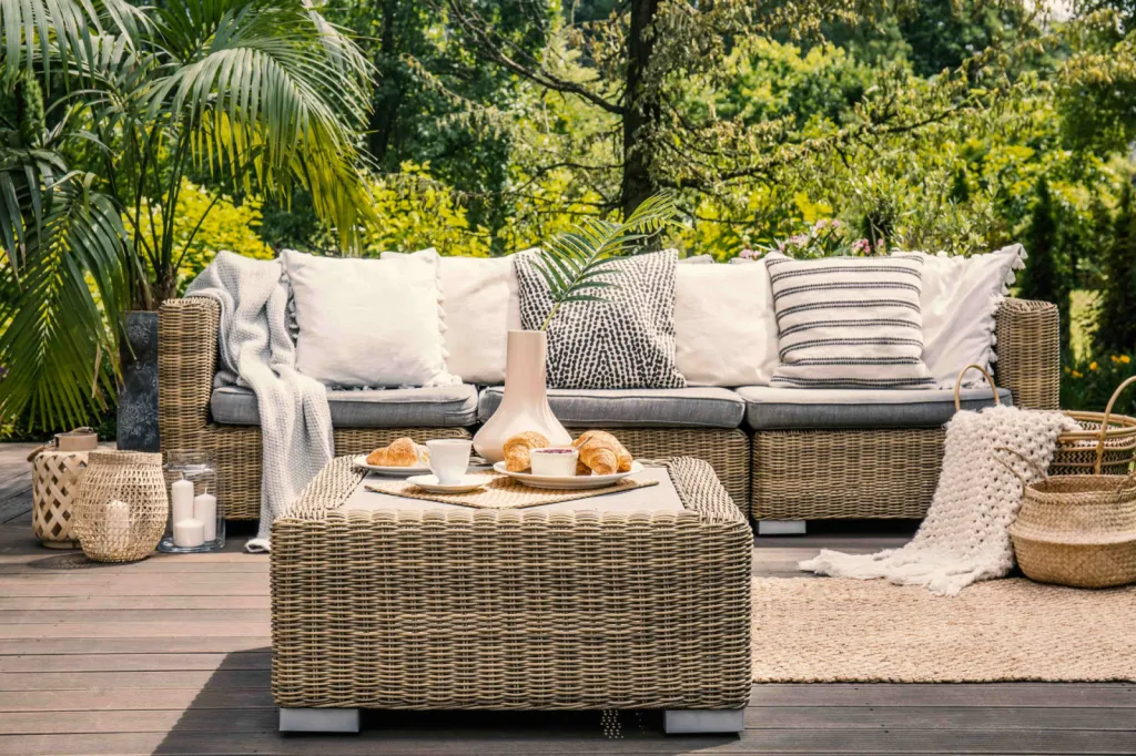 Terrasse - mobilier extérieur - service - entretien