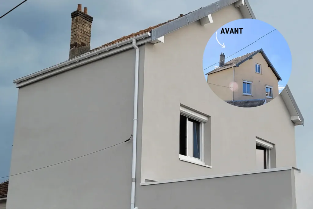 Isolation exterieur le havre resultat avant apres.