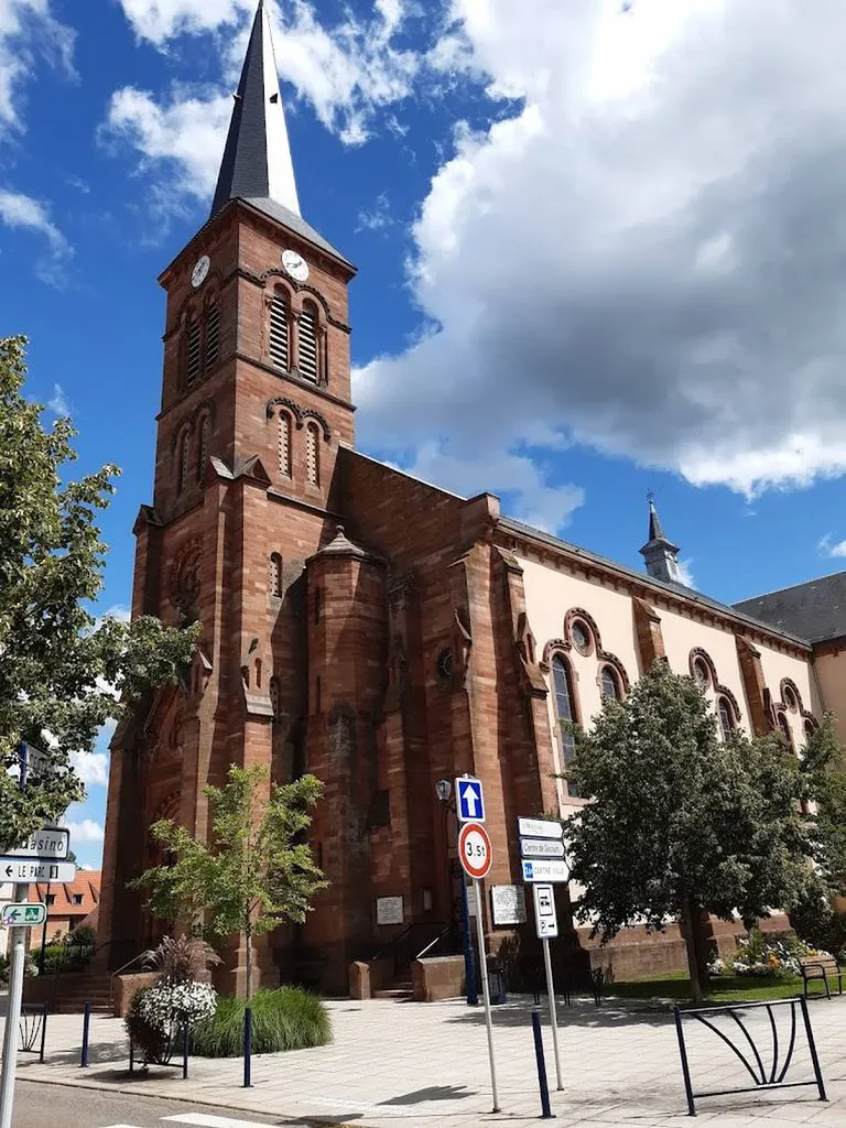 pompes funèbres en l'eglise de Niederbronn-les-bains 
