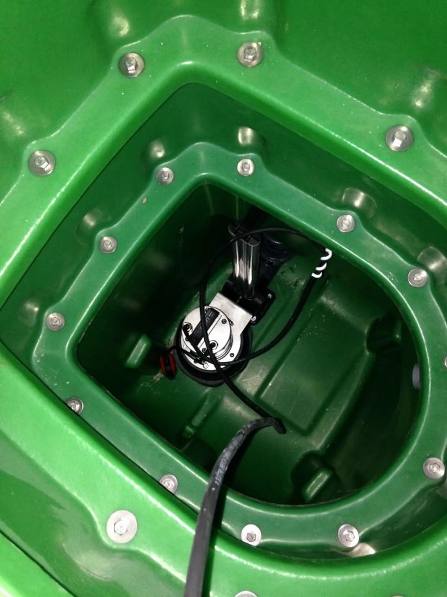 intérieur d'un poste de relevage