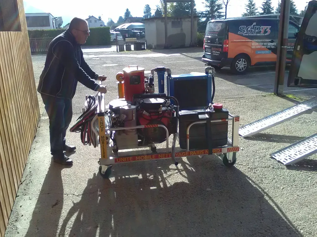 skid hydrogommage savoie