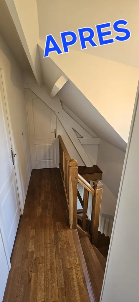 Rénovation enduit airless, peinture murs, plafonds et poutres entre ELBEUF ET ROUEN 