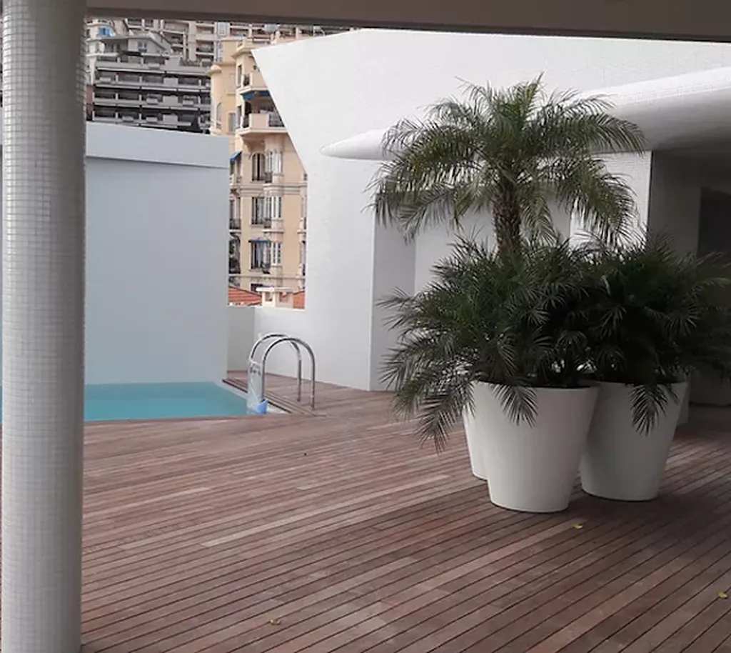 aménagement sur toit à Monaco