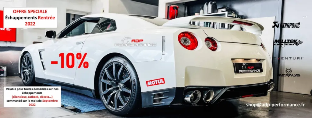 OFFRE SPECIALE RENTREE SEPTEMBRE 2022 : 10% de remise sur tous les échappements - ADP Performance PACA