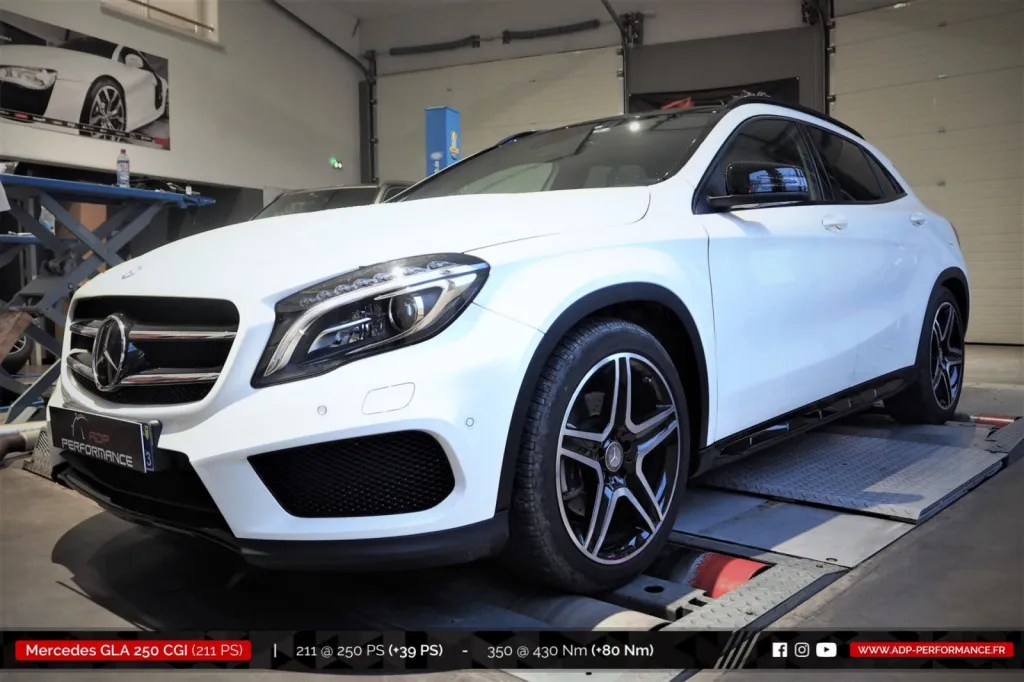 Reprogrammation moteur Salon de Provence - Mercedes GLA 250 CGI 211cv - ADP Performance