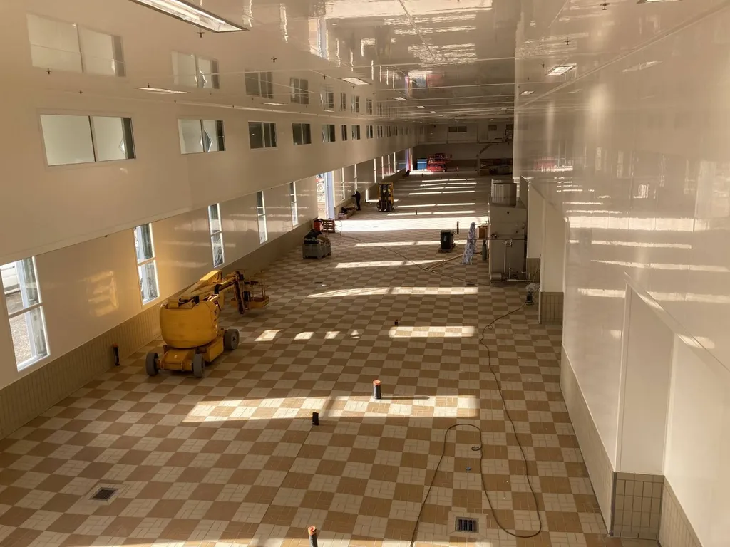 Création d'une unité de fabrication chez Lactalis à Domfront